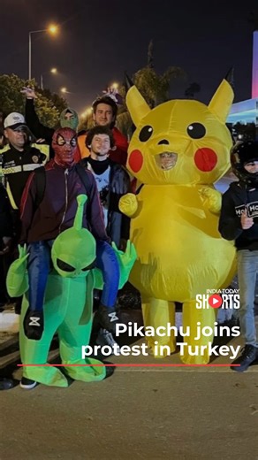 A protest in Turkey took a comic turn when a protestor dressed as Pikachu was seen running from riot police during a mass protest against President Erdogan. The protests erupted after the arrest of Istanbul Mayor Ekrem Imamoglu, Erdogan’s top political rival, who is facing corruption charges. The viral moment captured on March 27 has sparked reactions online, even from Turkey’s main opposition party. Nearly 2,000 people have been arrested so far as demonstrators demand justice and transparency. 