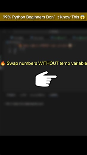 🔥 Most beginners don't know this Python trick 😱 #python #coding #programming #pythonshorts #shorts