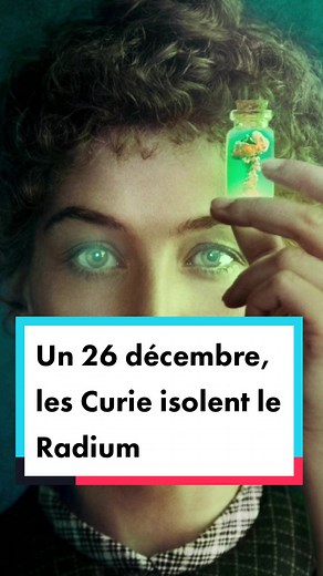 Pierre et Marie Curie découvrent le Radium ! #curie #pourtoi #mariecurie #radioactive #radioactivité #radium #prixnobel #nobel #radiation #science #cultureg #histoire #physqiue #chimie