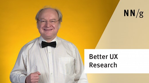 User Testing: Why & How (Jakob Nielsen) (Video)