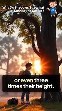 Why Are Shadows Long in Morning & Evening? 🌄 Simple Science