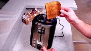 Watch Amazon Basics 2 Slice, Extra-Wide Slot Toaster, 6 Settings on Amazon Live