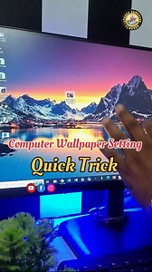 3.9K views · 26 reactions | PC में Wallpaper कैसे Set करें | Windows 10 & Laptop Wallpaper Change ,,,, , , #reels #viral #viralchallenge #tranding #computer #wallpaper #tips #trick #desktop #pcgaming Aniket Kumar | Aniket Kumar | Facebook