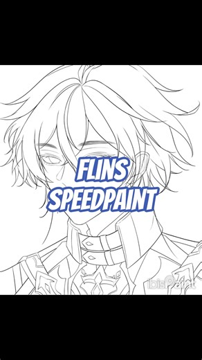 Flins Speedpaint #shorts #ibispaintx #speedpaint #timelapse #artprocess #flins #genshinimpact