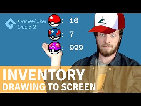 Drawing Your Inventory to Screen (GameMaker Studio 2 Tutorial)