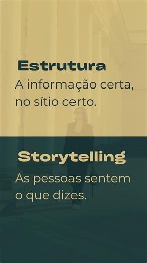 Qual a diferença entre estrutura e storytelling em apresentações?