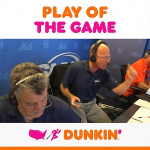 17K views · 2.2K reactions | "IT'S OUTTA HERE! FRANCISCO LINDOR WITH A GRAND SLAM TO PUT THE METS IN FRONT. OH WOW!" Gary got way up out of the chair for this one  ▶ Dunkin' | SNY | Facebook
