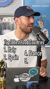 DID HE SWEEP?! 🧹 Top 5 Countries With The Best Food! #top5 #countries #food #cuisine #guessinggame | The Makeshift Project