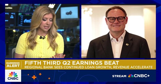 Fifth Third Bancorp CEO: We're seeing continued loan growth, revenue acceleration