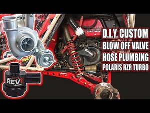 How to plumb your Blow Off Valve (BOV) hoses on your Polaris RZR Turbo to avoid problems - UTV DIY