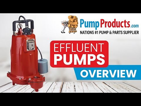 What are Effluent Pumps?