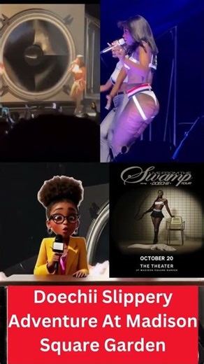 Doechii Slippery Adventure At Madison Square Garden