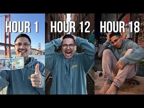 24 Hours in San Francisco with NO HOTEL ($100 Survival Challenge)