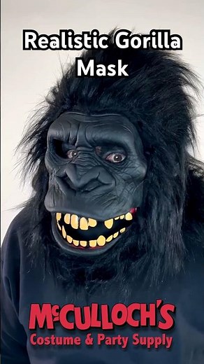 We love how real this Gorilla mask is. #costume #costumes #shortsvideo