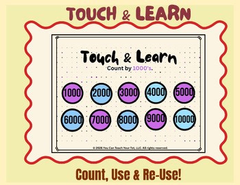 Skip Counting by 1000s Mats | Place Value Practice 1st–2nd