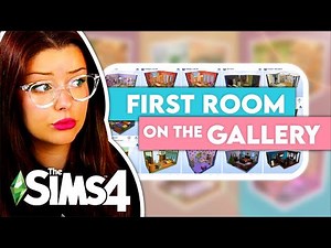 Using the FIRST ROOM I See on The Sims 4 Gallery to Build a House // Sims 4 Build Challenge