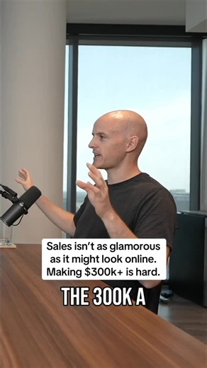 Higher Levels Tech Sales on Instagram: "Sales isn’t as glamorous as it might look online. Making $300k+ is hard."