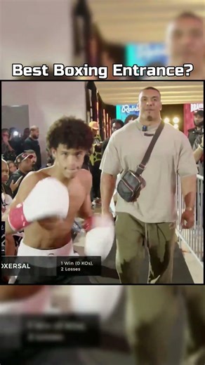 Is this one of the best boxing entrances?