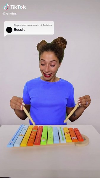 Colorful Xylophone Performance with Mallet Play