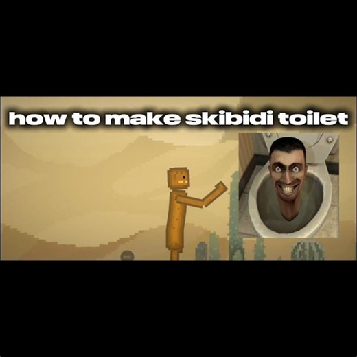 tutorial how to make skibidi toilet
