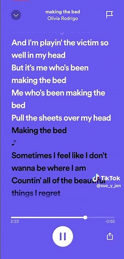 Making the Bed - Olivia Rodrigo Lyrics Overview