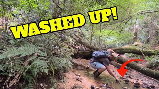 Historic Treasure found in Creekbed while Mudlarking for River Treasure! This week I head to a small creek that is loaded with treasure! Antique bottles and so much more line the bottom of this creek after the town dumped the excess waste from there outhouses here! Amazing history just waiting to be found! #rivertreasure #mudlarking #history | Adventure Archaeology And Southern Diggers