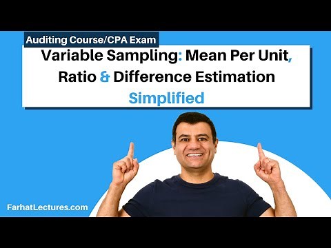 Variable Sampling: Mean Per Unit, Ratio & Difference Estimation| Auditing and Attestation |CPA Exam