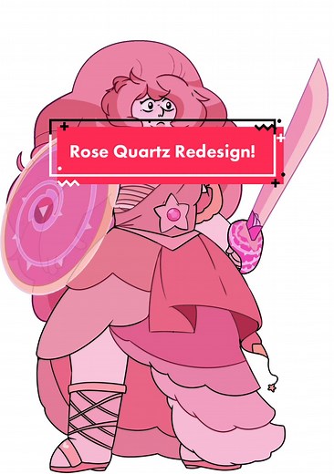 Rose Quartz Redesign: Gem War Era | Steven Universe