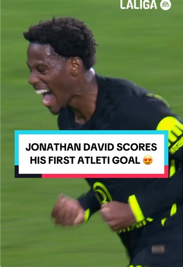 ICEMAN’S FIRST GOAL IN OUR COLORS! 🇨🇦🧊 #atleticodemadrid #david #LALIGAHighlights #LALIGA #atleti