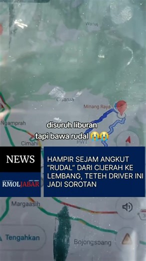 Seorang driver Shopee asal Bandung viral setelah membagikan pengalamannya mengantar paket tak biasa dari Cijerah menuju Lembang dengan ongkos kirim Rp35.000. Bukan paket kecil, ia harus membawa gulungan besar bubble wrap yang di kalangan driver dijuluki “rudal” atau “risol” karena bentuknya yang panjang dan besar. Perjalanan tersebut memakan waktu hampir satu jam. Dalam unggahannya di TikTok (akun krenbericis), ia berseloroh khas Sunda, menyebut masih ada “untungnya” karena cuaca tidak hujan. Wa