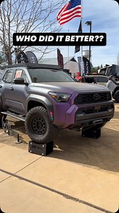 112 reactions | Do you think purple looks better on the 5th Gen or the 6th Gen? 6th Gen Owner - @purfk7 Granted the wrap itself on the 6th Gen is much cooler, and at some angles looks like it’s totally black.  | 4Runner Lifestyle | Facebook
