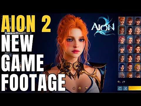 AION 2 Gameplay Character Creation Showcase - INSANE OPTIONS Real In-Game Footage! (New MMORPG 2025)
