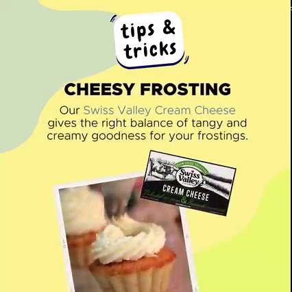 #TipsAndTricks 헢헙 헧헛험 헪험험헞: Use Swiss Valley Cream Cheese to get that good tangy & creamy balance on your frostings! 療燎✨ Shop now!  https://globalpacific.store #SwissValley #GlobalPacificPH #TrustedFoodSolutionsProvider | Global Pacific Distribution Network Corporation | Facebook