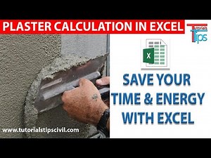 How To Calculate Mortar Quantity In Excel Sheet | Make your Own Calculator
