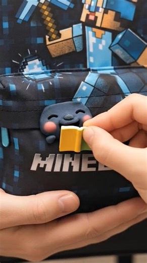 cute eating books #minecraft #cute baby# bag#book# ai work # digital aiart#miniature