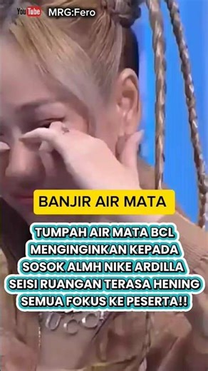 "viral! Banjir Air mata ini seperti sosok Nike Ardilla #video #viral