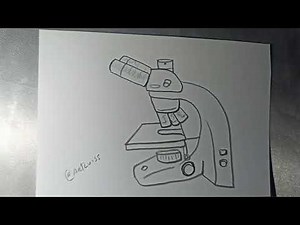 How to draw a microscope
