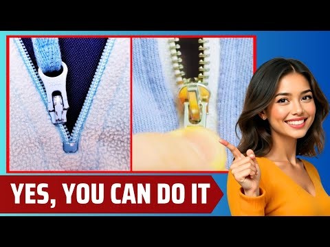 How to Fix A Zipper That Came Off One Side – Easy Hack
