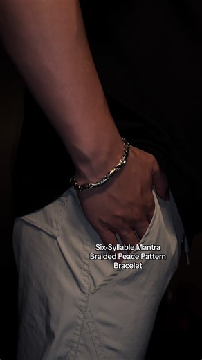 Six-Syllable Mantra Bracelet for Men's Fashion