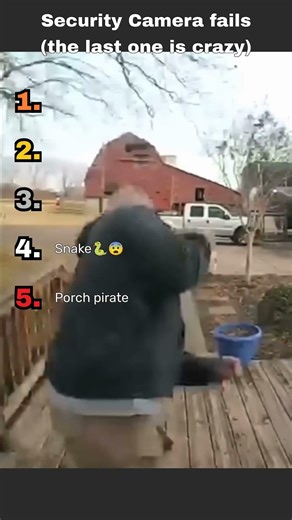 Funny security camera fails