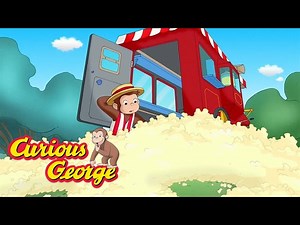 Popcorn Everywhere! 🐵 Curious George 🐵 Kids Cartoon 🐵 Kids Movies - Videos For Kids