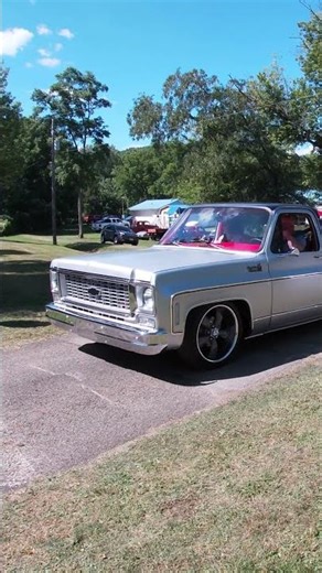 Chevy Truck Lowered - American Legion car show Bellville Ohio