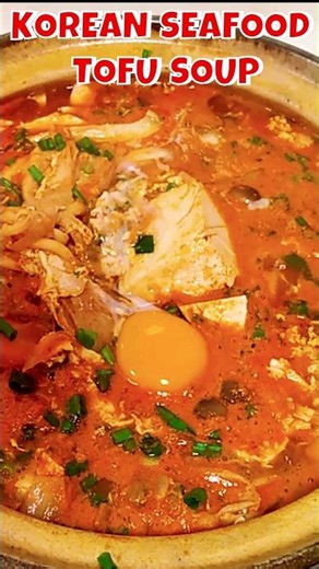 Korean Seafood Tofu Soup