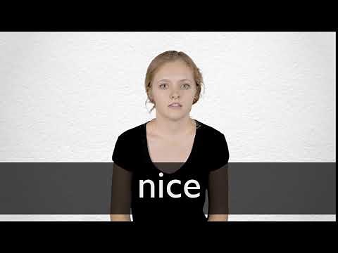 How to pronounce NICE in British English