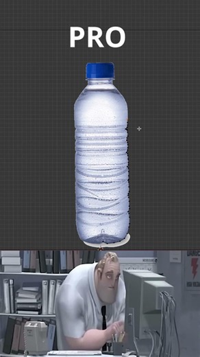 Noob Vs Pro Water Bottle Blender #creativeblender