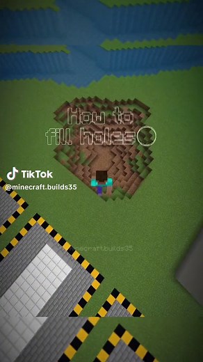 Minecraft Commandblock Command | The BEST WAY to fill holes in minecraft!😍 #minecraft #minecrafttutorial #minecraftbuilding #minecraftcommands