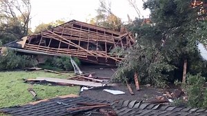 Home destroyed, but dishes left intact: Neighborhood hit hard by Dallas tornado one of the city's most exclusive