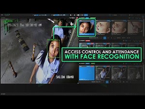 How to monitor employee attendance with Face Recognition - Access Control - AI Video Analytics