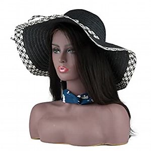 18" Realistic Beauty Mannequin Head Bust Wig Head Stand