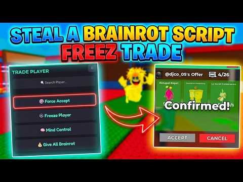 [TUTORIAL] 🔥 BEST Steal a Brainrot Script — Freeze Trade Method